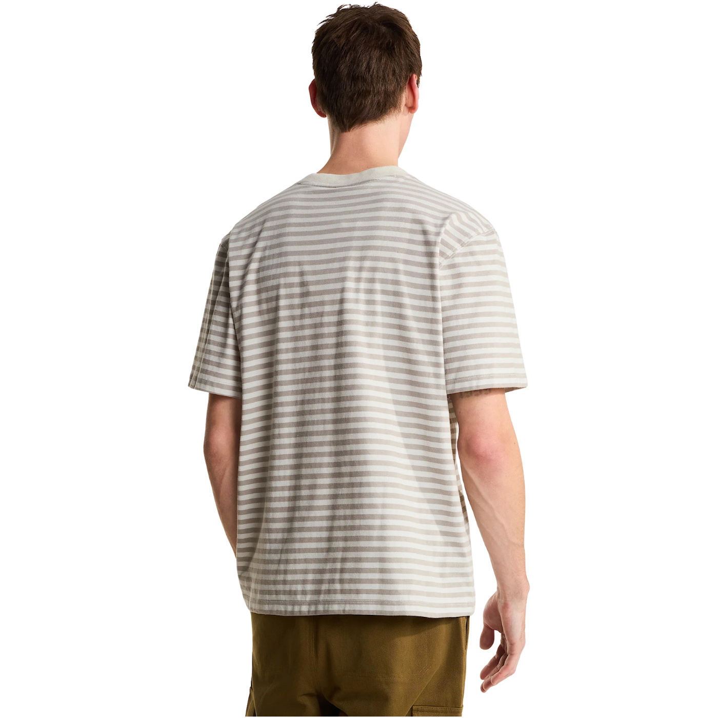 2026 The North Face Mens Vista Stripe T-Shirt NF0A8H7F - Cumulus Cloud